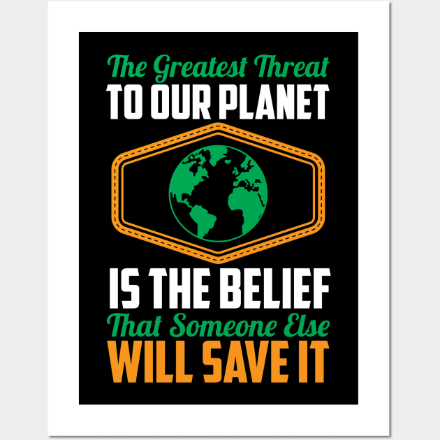 Nature Protection Climate Change Fidays For Future Demonstration Quote Wall Art by MrPink017